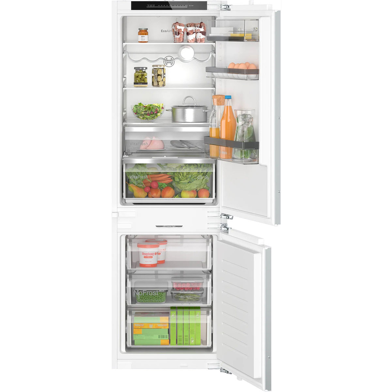 Bosch kin86add0 fully integrated fridge freezer, (hxwxd): 177.2 x 55.8 x 54.8 cm series 6, 5 years quarantee, , medium-null