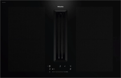 Miele induction hob with integrated vapour extraction  kmda7676 fl-a blackperfection, 12438920, , medium