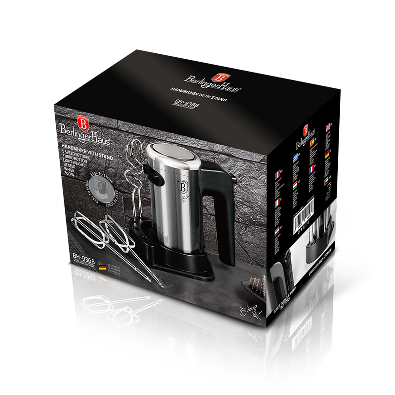 Hand mixer berlinger haus bh-9368 black silver collection, , medium-null