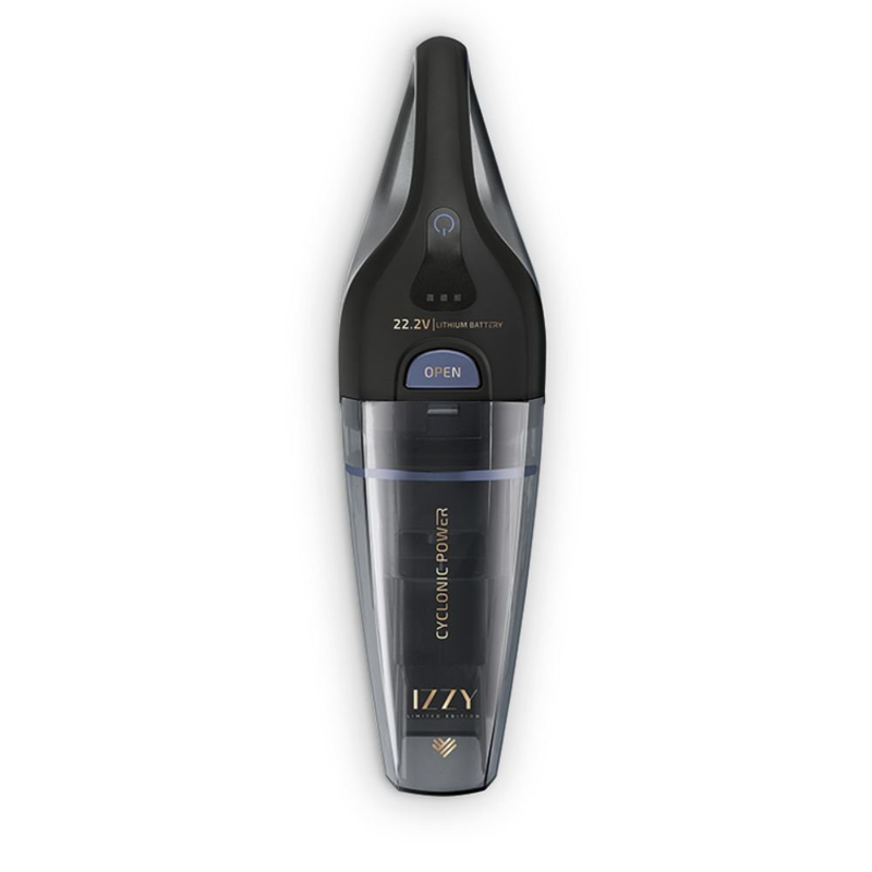 Izzy cyclonic power rechargeable handheld vacuum 22.2v 25 min 500ml black, , medium-null