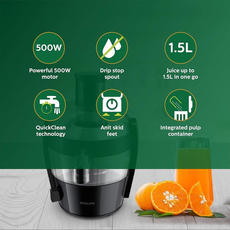 Product image: Philips viva collection αποχυμωτής 400w με τεχνολογία quickclean & συμπαγή σχεδίαση hr1832/00, , medium-null