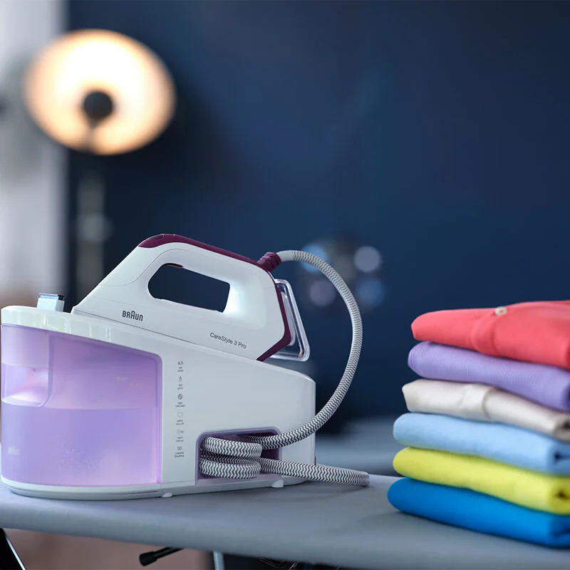 Braun is3155vi steam iron 2400w with eloxalplus soleplate and continuous steam supply 125G/min-null