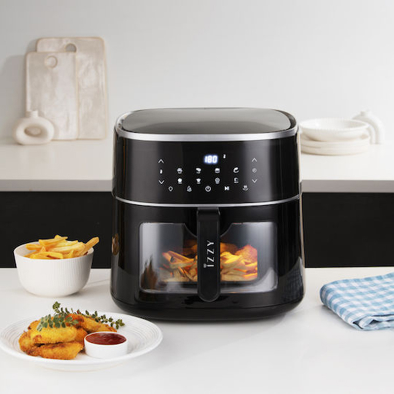 Product image: Izzy iz-8218 Air fryer 8.2lt μαύρο, , medium-null