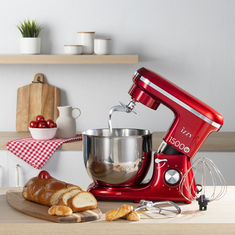 Izzy-iz1500 spicy red kitchen machine 1500w, , medium image number null