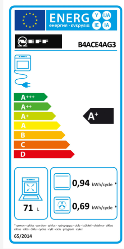 B4ace4ag3 neff n 50 built-in oven 60 x 60 cm graphite-grey slide&hide&reg;, 5 years quarantee, , medium-null