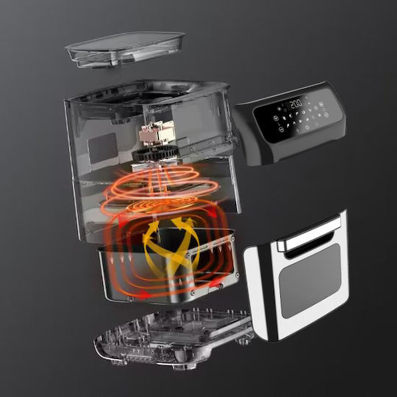 Product image: Izzy 224050 iz-8205 Air fryer 12lt ασημί, , medium-null