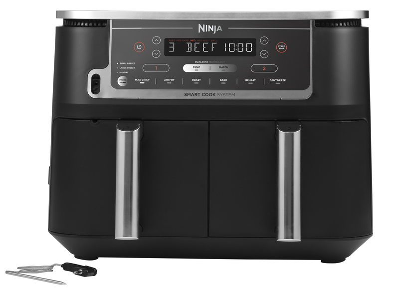 Ninja Air fryer digital cooking probe 9.5l black foodi max af451eu-null