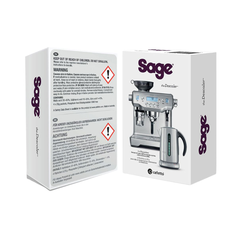 Product image: Sage the descaler™ σετ αφαλάτωσης 4 τεμαχίων για καφετιέρες & βραστήρες sage, bes007uk, , medium-null