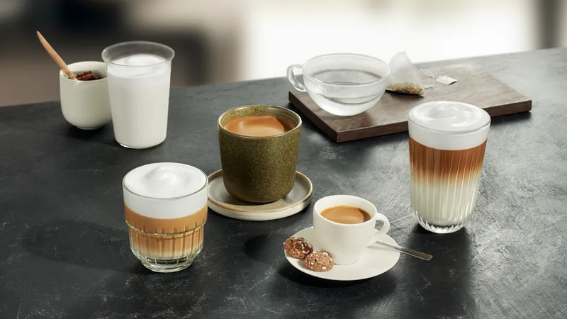 Siemens espresso machine 1500w pressure 15bar for espresso and cappuccino black-null