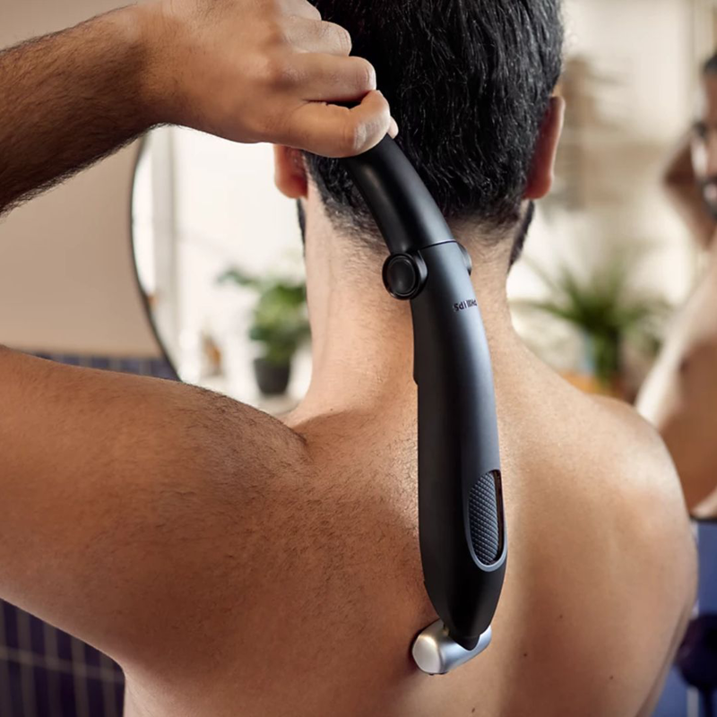 Philips bodygroom series 5000 επαναφορτιζόμενη ξυριστική μηχανή σώματος με 2d τεχνολογία, υποαλλεργικό πλέγμα, αφαιρούμενη επέκταση, αδιάβροχη & έως 60 λεπτά χρόνο λειτουργίας bg5021/15, , medium-null