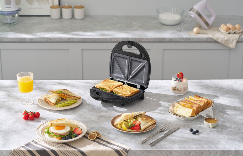 Blaupunkt sandwich maker - grill - waffle 3in1 750w sms611, , medium-null