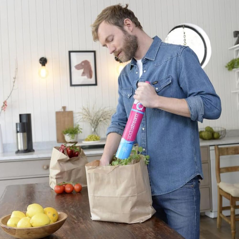 Sodastream ανταλλακτική φιάλη ενανθράκωσης co2 quick connect 80l qc-60 για ανθρακούχο νερό στην άνεσή σας, , medium-null