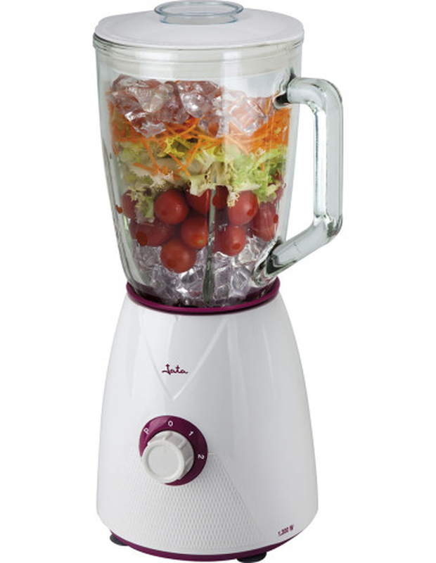 Jata glass blender 1,5l glass jug 2 speed + pulse 1300w silver bt265, , medium-null