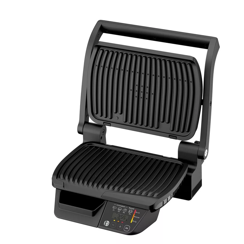 Tefal optigrill 30cm x 20cm black gc7p08, , medium image number null