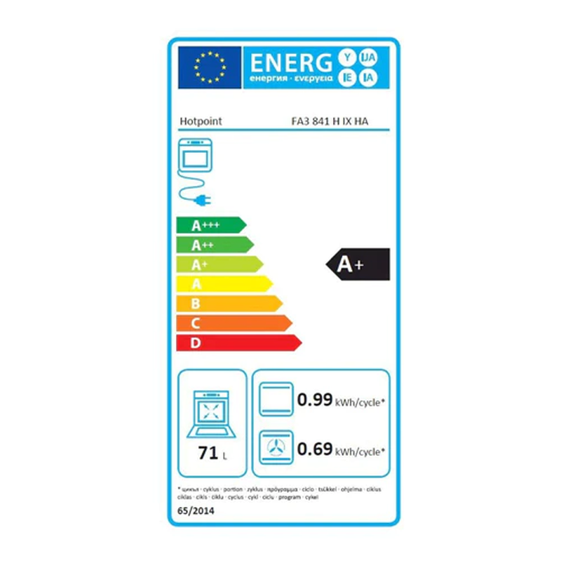 Hotpoint ariston fa3 841 h ix ha oven, , medium-null