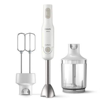 Philips daily collection μπλέντερ χειρός promix 700w, turbo, multi xl πολυκόπτης & διπλό χτυπητήρι hr2546/00, , medium