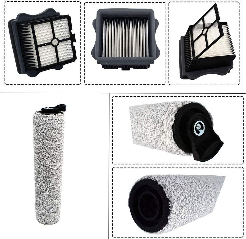 Tineco accessory – floor one s3 / breeze replacement brush roller kit-2x brush roller & 2x hepa assy, , medium image number null
