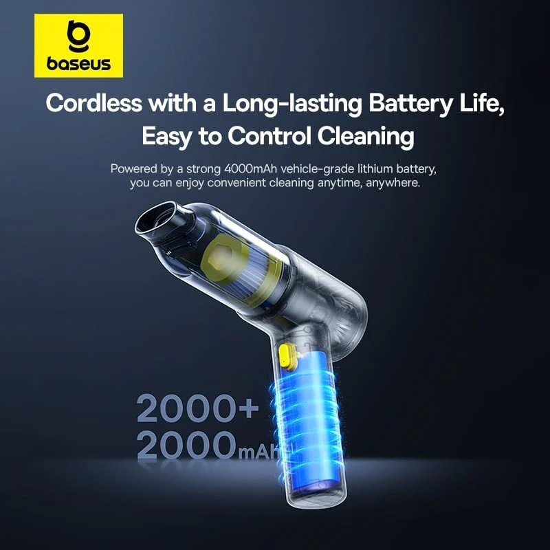 Baseus va vacuum cleaner car 5000pa black, , medium-null