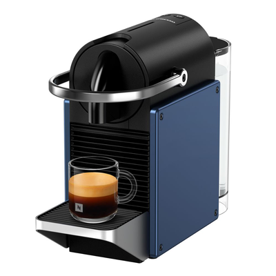 Nespresso pixie titan redesign καφετιέρα espresso & lungo για κάψουλες, 19bar, μπλε, , medium