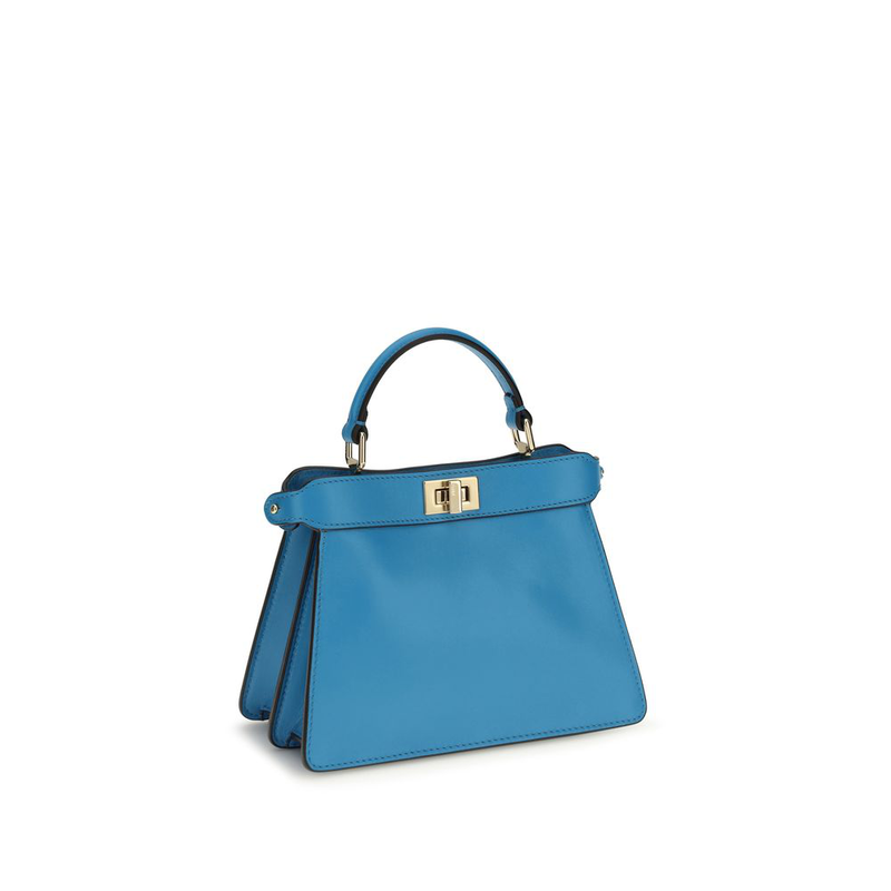 Blue calf leather bos taurus handbag-null