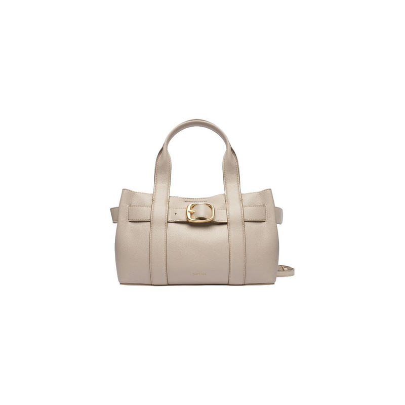 Gray polyethylene handbag-null