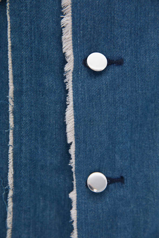 Denim jacket with patches-null