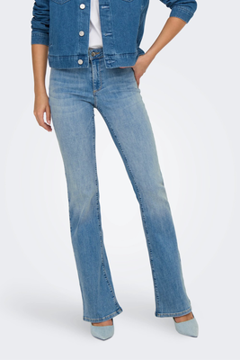 Only flared jeans, Light Blue, medium