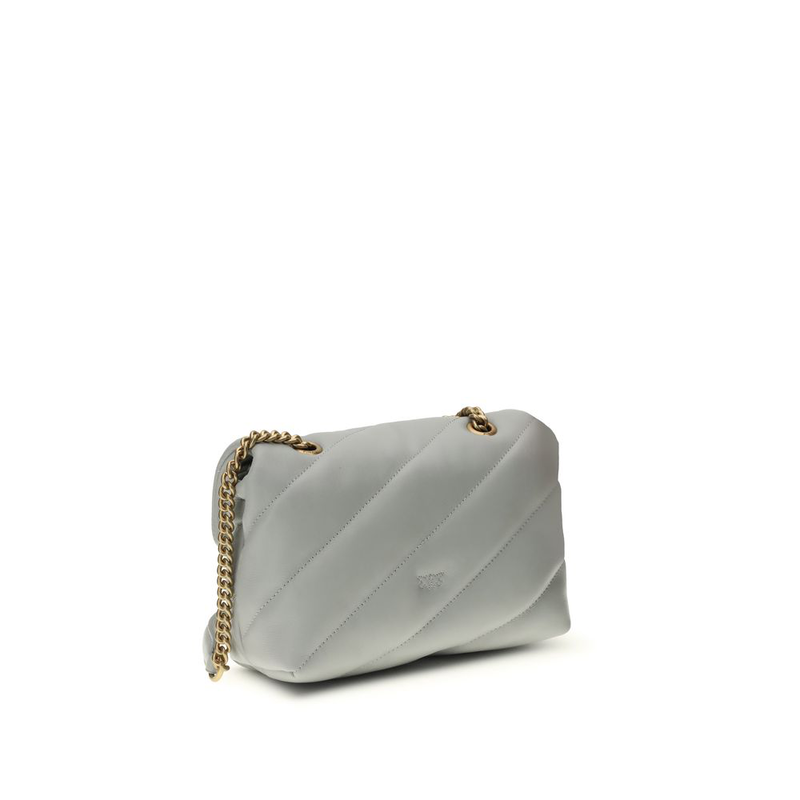 Gray calf leather bos taurus shoulder bag-null