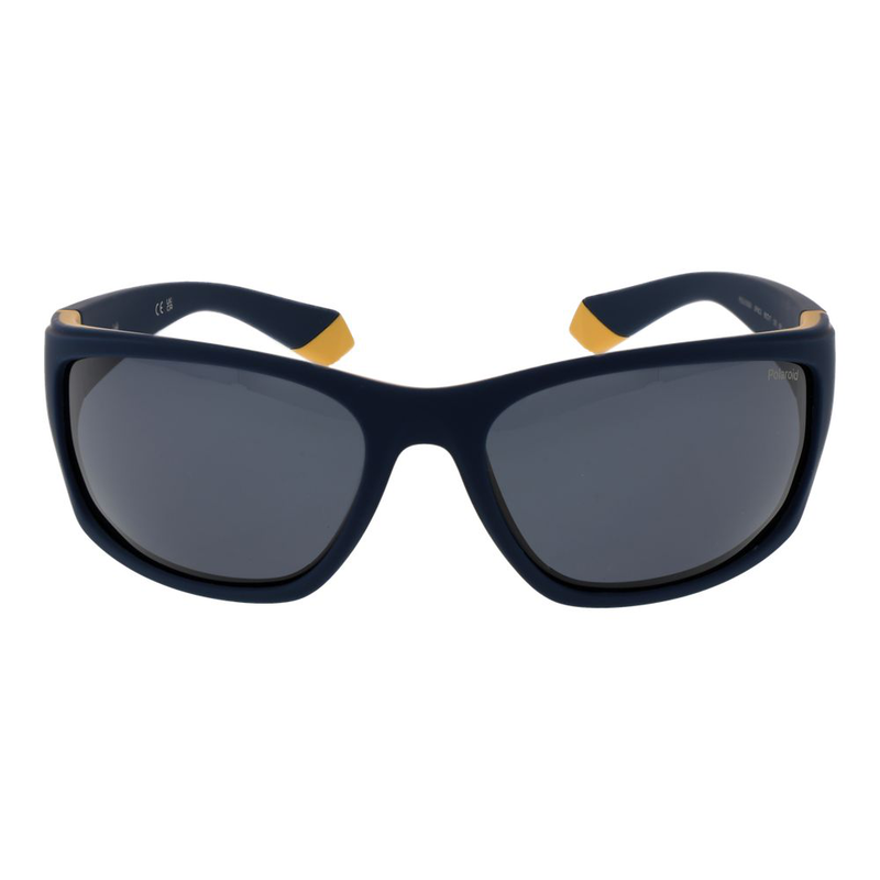 Blue plastic sunglasses-null