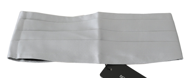 Gray men waist belt 100% silk cummerbund-null