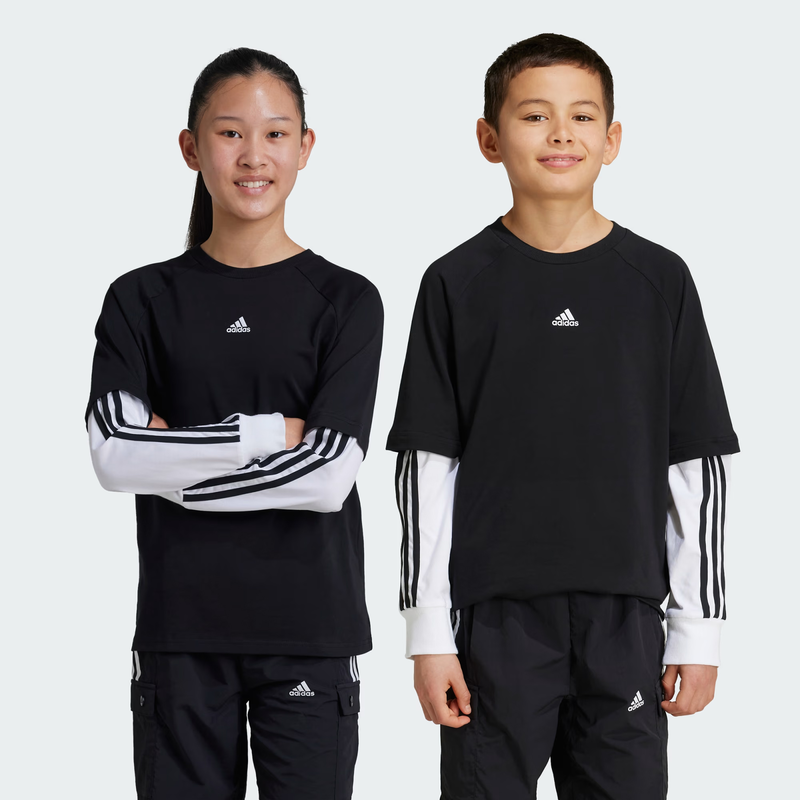Adidas street jam 2-in-1 long sleeve long-sleeve top iv7049-null