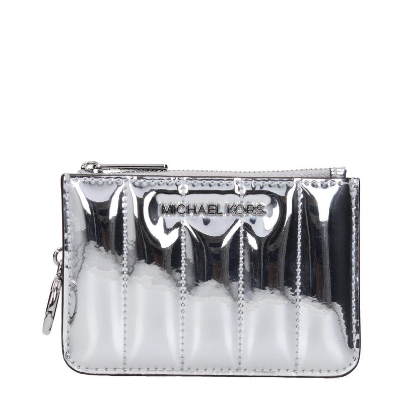 Gray leather wallet-null