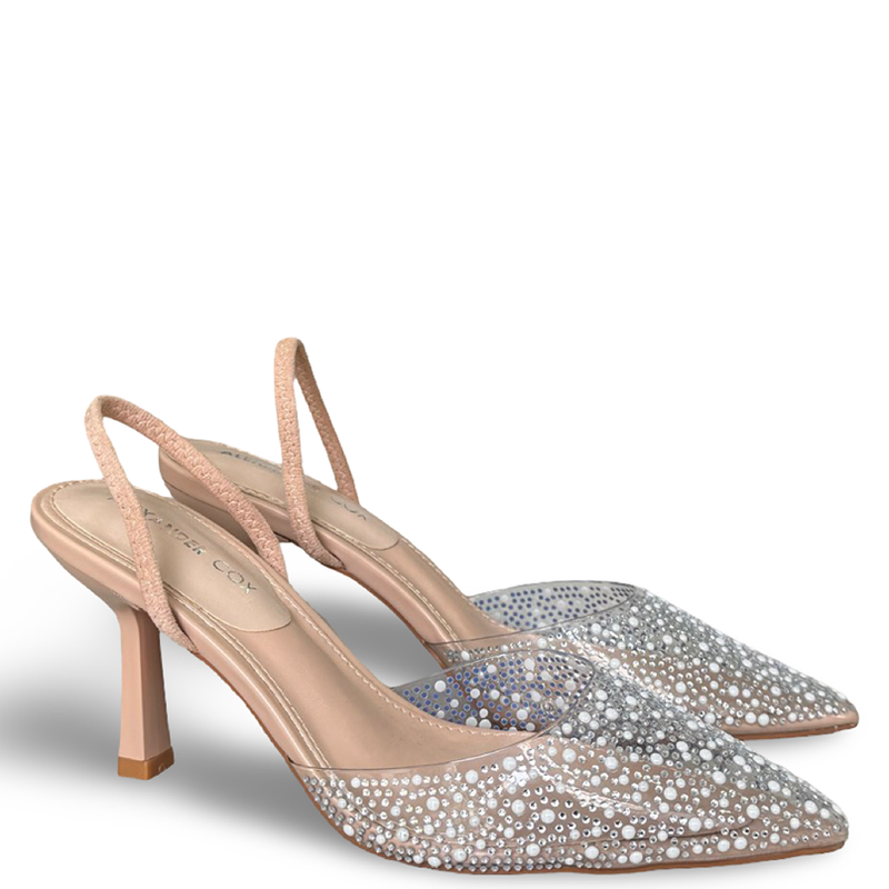 Giselle translucent crystal heels-null