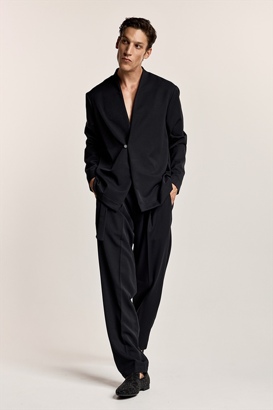 Pcoc deep v-neckline button cardigan image number null