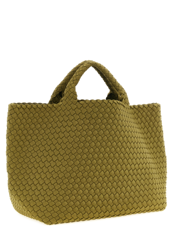 Bicolor nylon handbag-null
