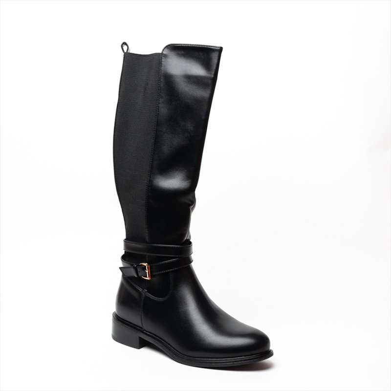 Miss belgini riding boots with subtle heel-null