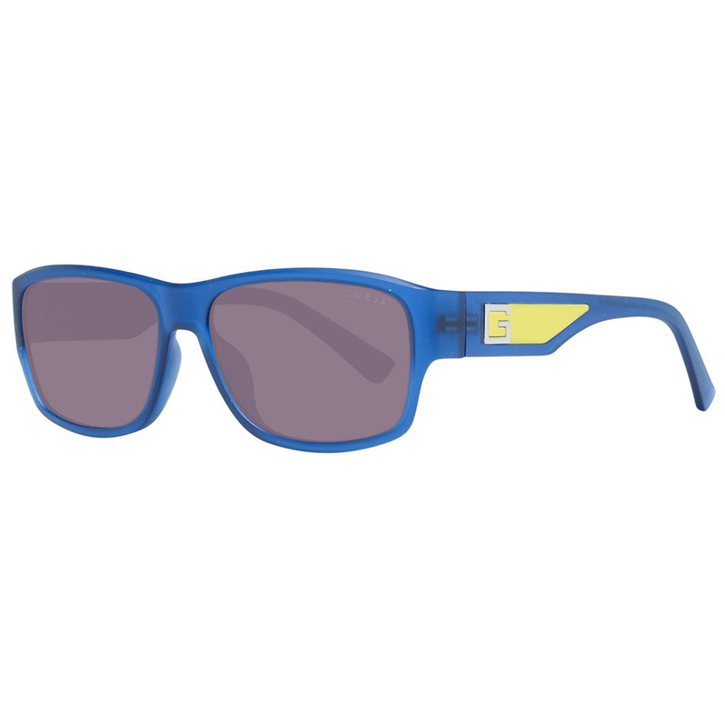 Blue plastic sunglasses-null