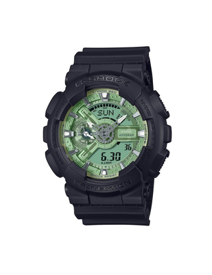 Casio men analogue-digital quartz watch with plastic strap ga-110cd-1a3er, , medium