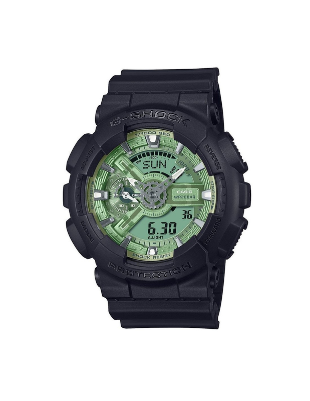 Casio men analogue-digital quartz watch with plastic strap ga-110cd-1a3er-null