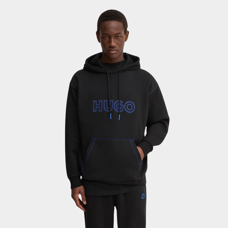 Product image: Blue nitlogohood sweatshirt-null