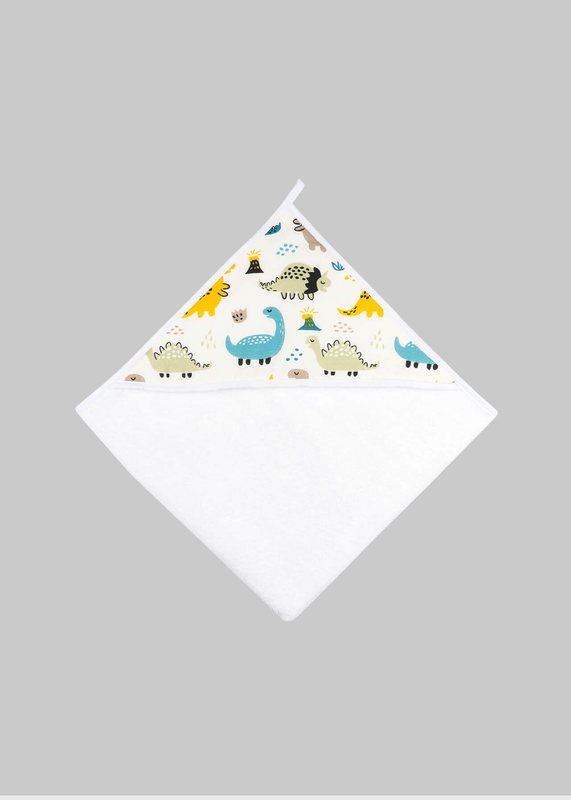 Elephant baby towel/cloak 75 × 75 cm-null