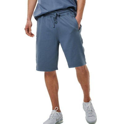 Men's essentials french terry shorts, Blue, medium