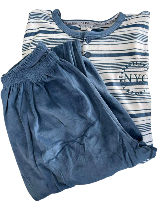 Product image: Mens velvet pyjama #q2101-null