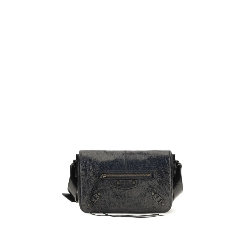 Black lamb ovis aries aries shoulder bag-null
