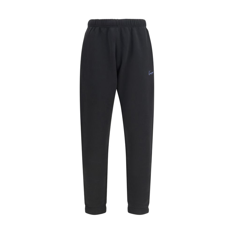 Black cotton joggers (workout pants)-null