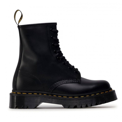 Dr. Martens bex smooth leather boots, Black, medium