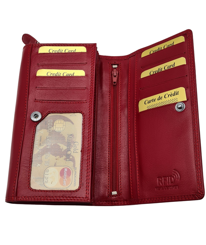 Design woman leather wallet 008 image number null