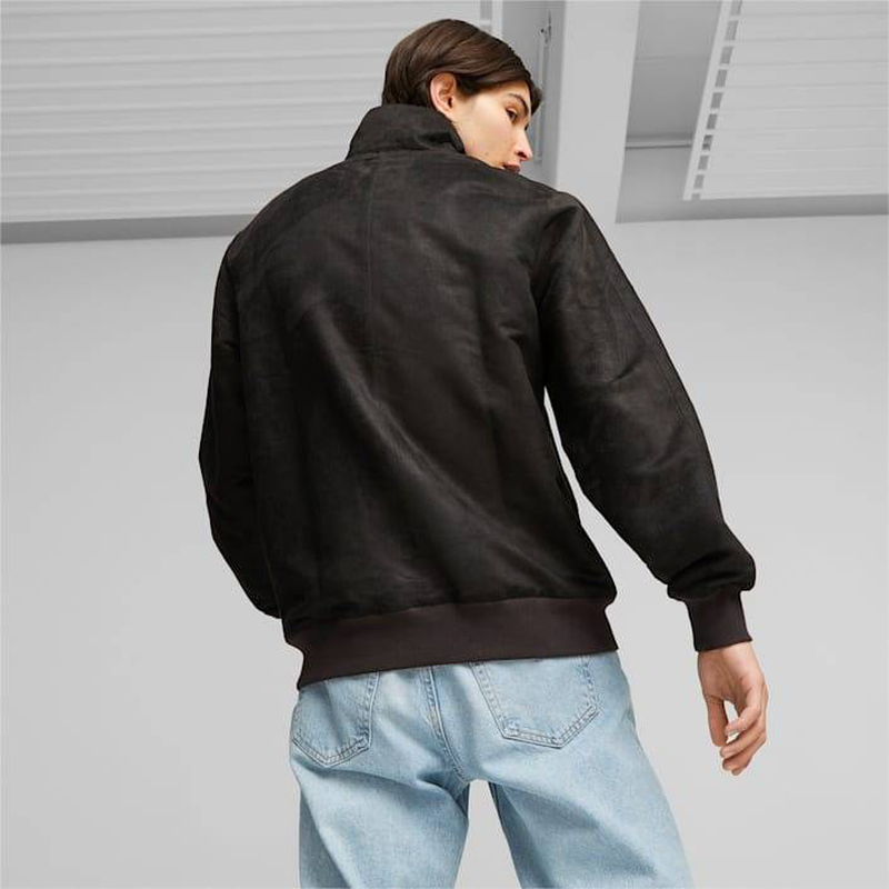 T7 reclaim suede track jacket-null