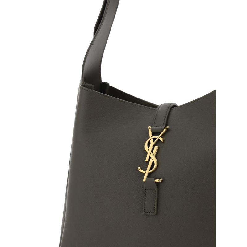 Bicolor calf leather bos taurus shoulder bag-null