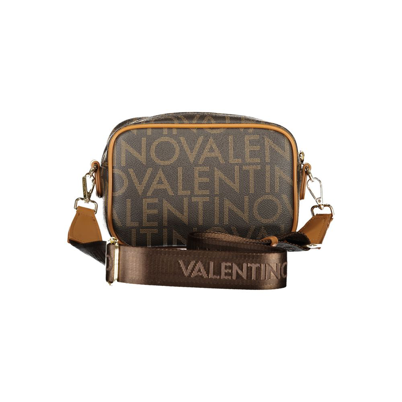 Brown polyurethane women's bag-null